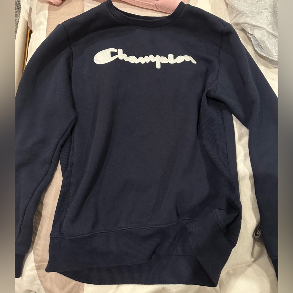 Navy crewneck